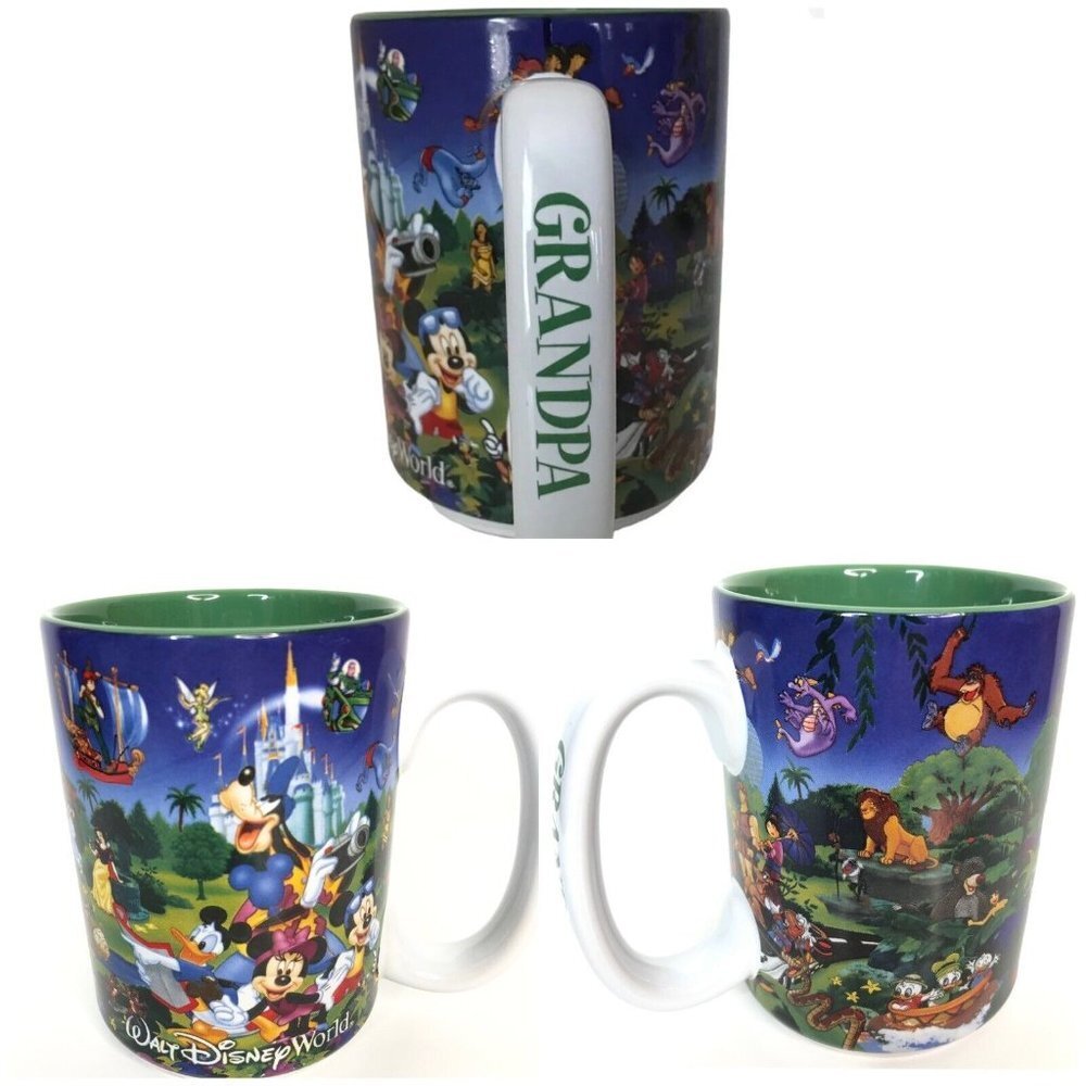 Walt Disney World Grandpa Mug Coffee Cup Disney Park Disneyland Grandfather Gift